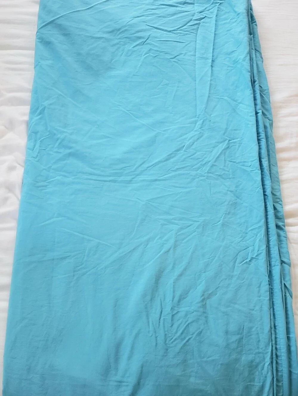 The Company Store Queen Duvet Cover Cotton Aqua